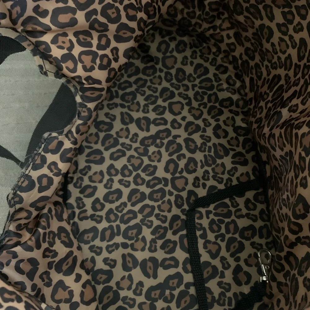 Cheetah pet purse carrier